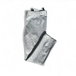 Amanda & Chelsea women’s Light Gray Plaid Trousers size 4 like new